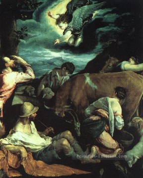 l’Annonciation aux bergers Jacopo Bassano Peinture à l'huile